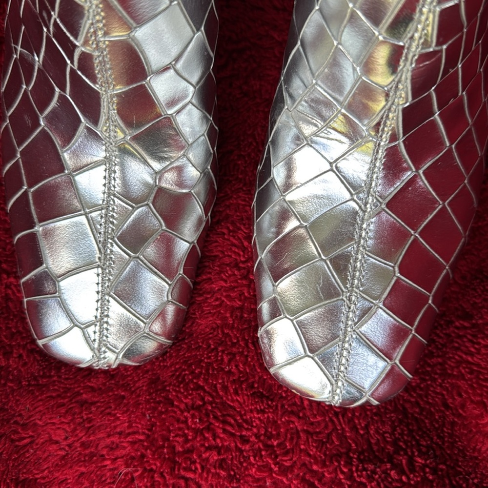 Sam Edelman Codie Metallic Bootie Size 6 - image 8